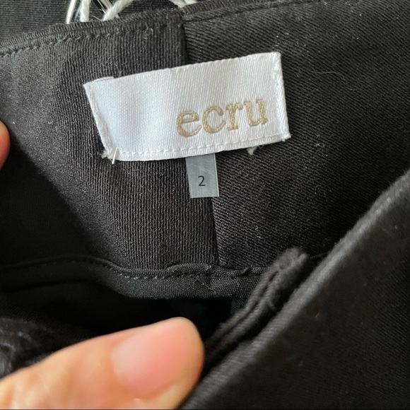 ECRU Varick Black Boot Cut Power Stretch Pant - Picture 6 of 7